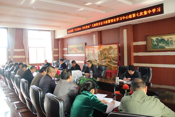 隴運(yùn)集團(tuán)公司黨委召開(kāi)“不忘初心、牢記使命”主題教育讀書(shū)班暨理論學(xué)習(xí)中心組第七次集中學(xué)習(xí)（擴(kuò)大）會(huì)議
